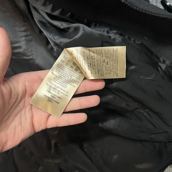 Burberry Brit Women's Rushfield Single Breasted Wool Coat Belted Size US 4 - Picture 10 of 16